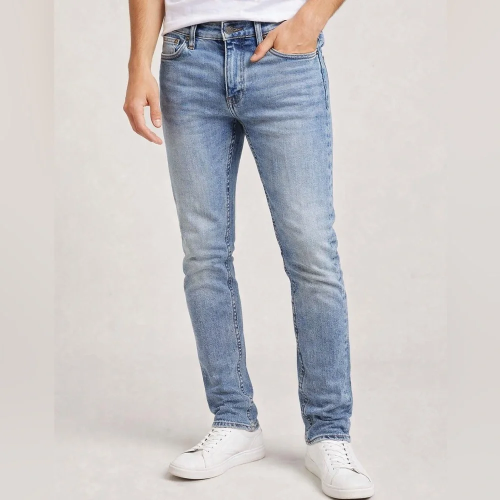 RSQ men’s Skinny Jeans W28xL32 Light Wash Stretch Denim Slim Taper